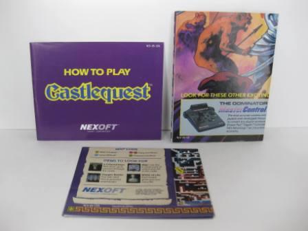 Castlequest Manual, Map, & Poster - NES Manual